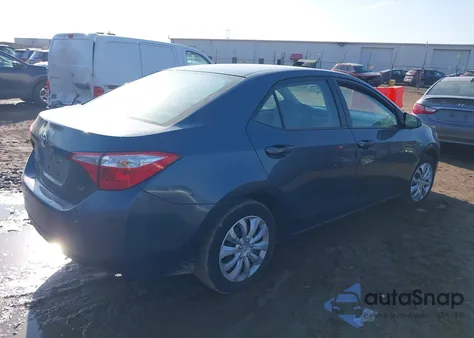 2015 Toyota Corolla Le z USA, uszkodzony, nr VIN 2T1BURHE6FC433046